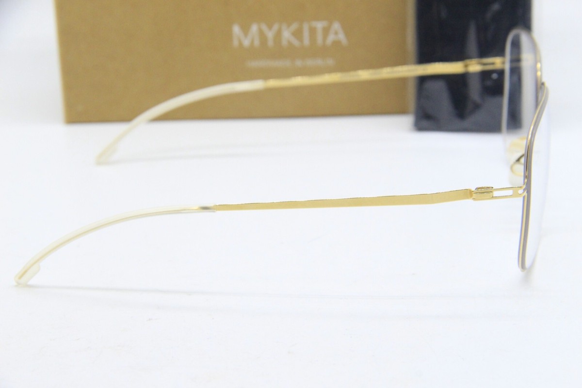 NEW MYKITA LITE NELLI COL. 013 GOLD AUTHENTIC EYEGLASSES W/CASE 57