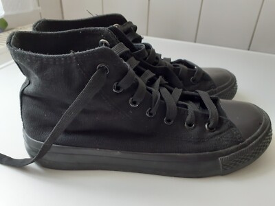  Stoffschuhe Schuhe Knöchelschuhe schwarz Gr.37