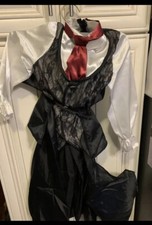Incharacter midnight vampire cape vest designer costume kid Size 6