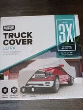 Budge TD-3X Duro Gray Car Cover for extended and crew cabs fits 17.4-19.4