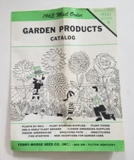Ferry Morse Seed Co Mail Order Catalog - Advertisement Ad Vintage 1963
