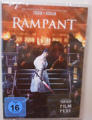 Zombie DVD RAMPANT Untote Korea Seuche tödliche Kreaturen Kämpfe FSK 16 #T784