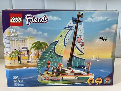 Lego 41716 Friends Stephanie's Sailing Adventure NEW IN BOX Elijah Maxine Boat