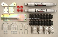 2005-23 FORD F250 F350 4x4 - DUAL FRONT STEERING STABILIZER SHOCK KIT