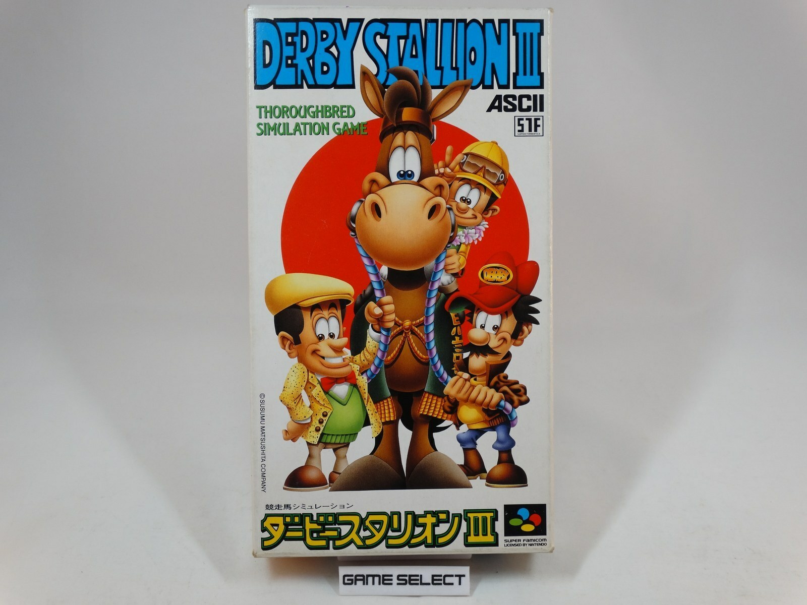 Derby Stallion III 3 Nintendo Super Famicom SNES Import Japonais SHVC-AD3J