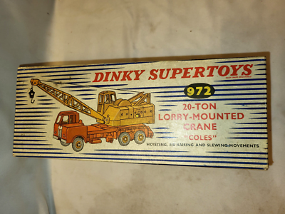 Dinky Supertoys 972, 20-Ton Lorry-Mounted Crane Coles (Gebraucht) in Goldach für CHF 49 - mit
