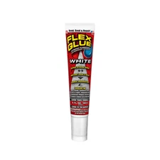Flex Glue White 6 Oz. Pro-Formula Strong Rubberized Waterproof Adhesive