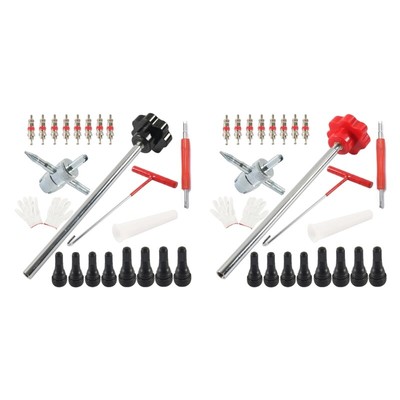 Quick Change Tire Valves Tool Kit Tire Valves Stem Cores Replacement Tool Kit