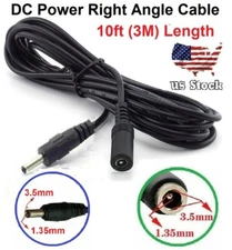 3M / 10ft DC Male-to-Female Power Extension DC 3.5 x 1.35mm Connector cable