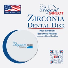 High Strength Zirconia Dental Disk 98mm from Elegant Dental