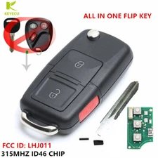 Upgraded Flip Remote Key FOB for 03-06 Chevrolet Cadillac Escalade FCCID: LHJ011