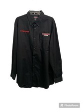 Discount Tire button up Shirt Mens Large Long Sleeve Employee Workwear