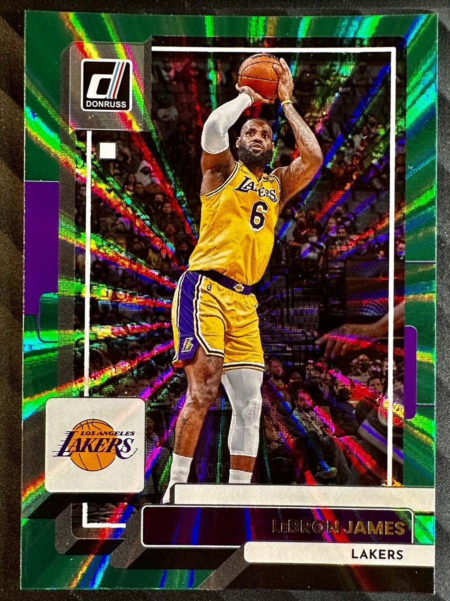 2022 Panini Donruss Lebron James Green Halo Laser #128 | eBay