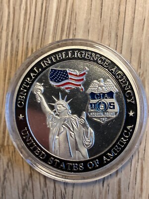 Geheimdienst Inland CIA Coin  Sammlerstück Münze USA CENTRAL INELLIG.. AGENCY  