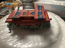 Vtg Tin Litho Load Dump train car