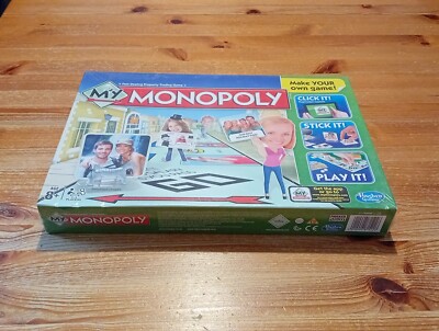 Neu My Monopoly: Familien-Brettspiel personalisieren benutzerdefinierte Version Hasbro neu versiegelt