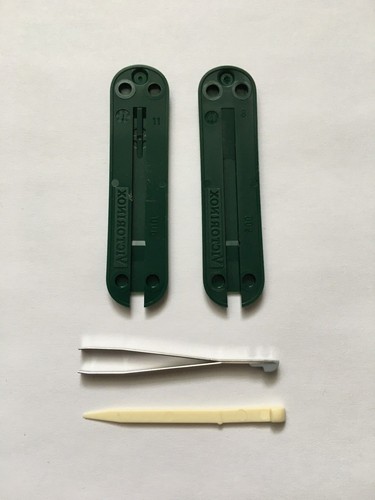 SWISS ARMY VICTORINOX 58mm SCALES/HANDLES WITH TWEEZER+TOOTHPICK - Picture 17 of 54