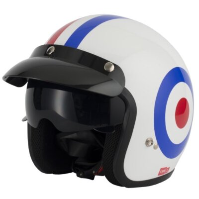 Vcan V537 Motorradhelm Roundel
