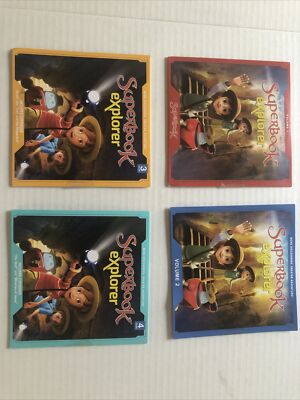Superbook And Superbook Explorer DVD Lot - 4 Sleeved Disks