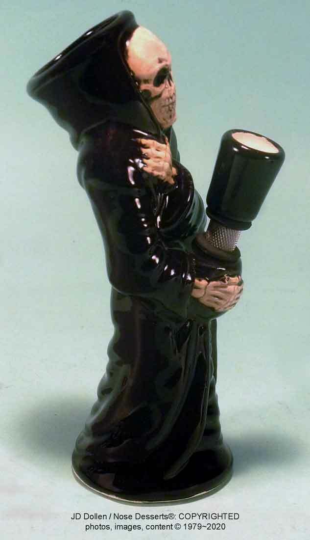 Death Grim Reaper Human Demon Skull Water Ceramic Glass Bong Tobacco ...