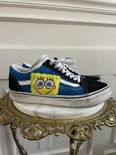 Size 8.5 - VANS SpongeBob SquarePants Old Skool Smile Patch