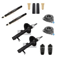 4x Stossdämpfer vorne hinten + 2x Domlager + Schutzsatz Ford Focus DAW DBW