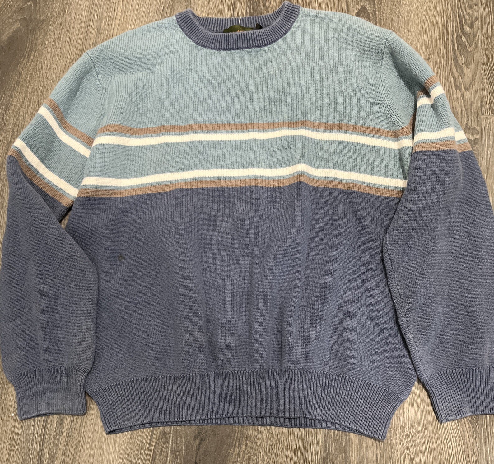 Timberland Sweater Men Large Blue Basic Pullover … - image 1