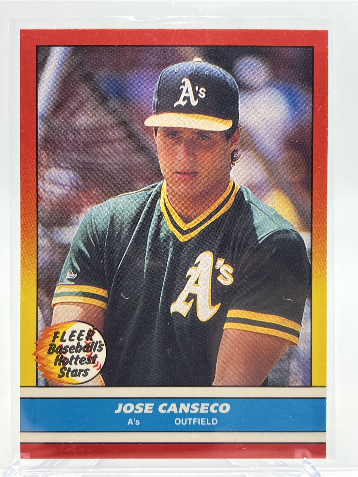 1988 Fleer Baseball's Hottest Stars Jose Canseco Card #5 Mint FREE SHIPPING  | eBay