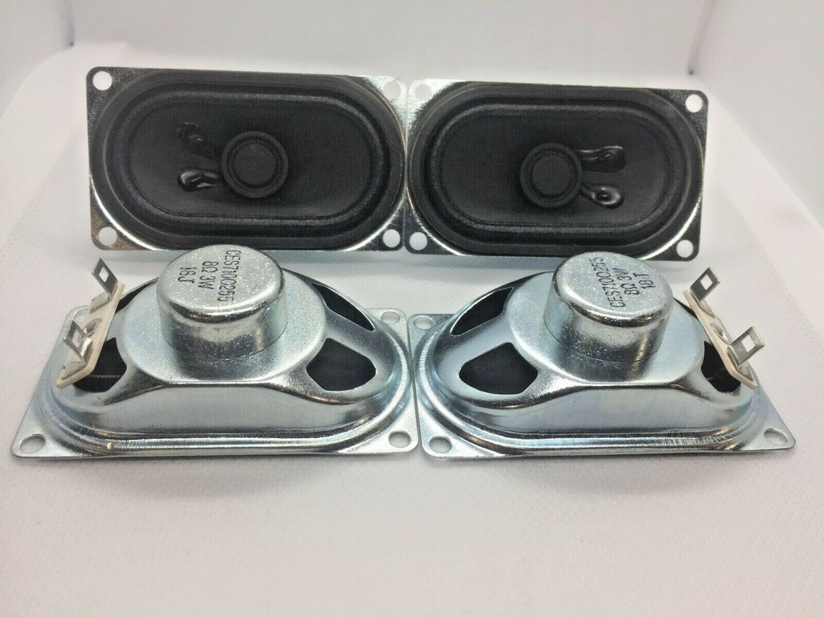 Challenger x oval speaker ohm,3 W (5W Pk) Neodynium Magnet (4  PACK)