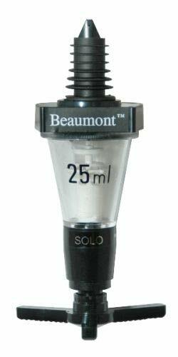 1 x 25ml Beaumont Solo Bar Optic Spirit Measure Pub Dispenser 25ml CE Stamped