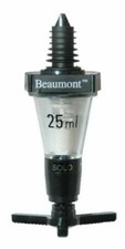 1 x 25ml Beaumont Solo Bar Optic Spirit Measure Pub Dispenser 25ml CE Stamped