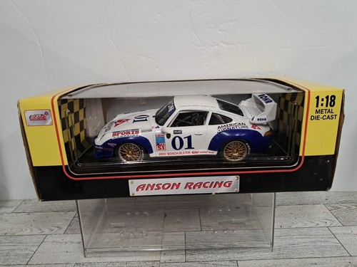 Raro Vintage 1:18 Porsche 911 GT2 #01 Anson Racing Metal Series 24 Ore Daytona - Foto 1 di 11