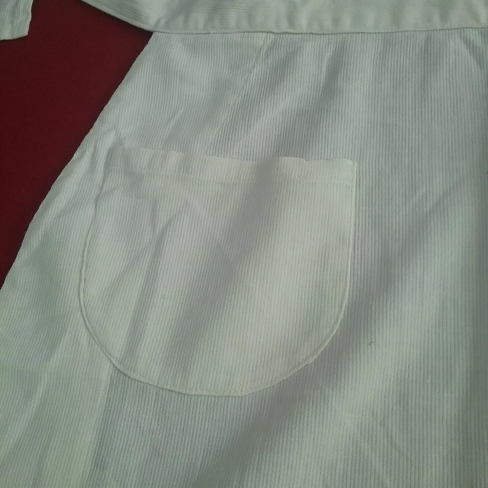 Elégant tablier de soubrette 1920, très bonnes finitions coutures. (4) - Photo 2/4