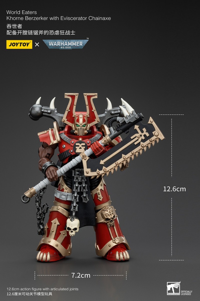 JOY TOYS JT00553 1/18 World Eaters Khorne Berzerker with