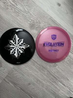 Pair Set Of 2 Instinct Evolution Forge 171g 173g Pink Black - NEW - Discmania