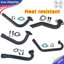 Exhaust Pipe Black Heat-Resist For Honda GX160 GX200 Predator 212cc 196cc/6.5HP
