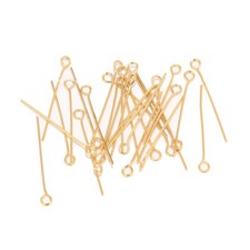 100pcs Stainless Steel Eye Pins Beading Making DIY Jewelry Accessories Supplies