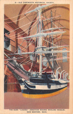 The Bark LAGODA Jonathan Bourne Whaling Museum New Bedford MA Massachusetts 4429