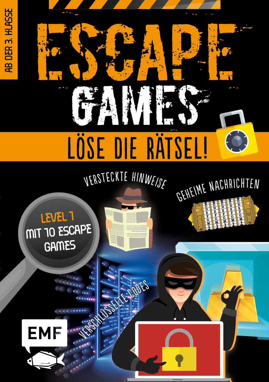 Thumbnail - Unbekannt. / Escape Games Level 1 (orange) – Löse Die Rätsel – 10