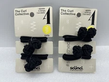 Scunci The Curl Collective (2-pack) Adjustable No Damage 2 pcs Elastic Hair Ties