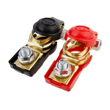 Universal Car Truck RV Battery Terminal Connector Post Positive+Negative Poles