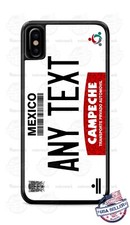 Funda Teléfono México Campeche 2012 Estado Placa Automática se adapta a iPhone 15 Samsung Google 7
