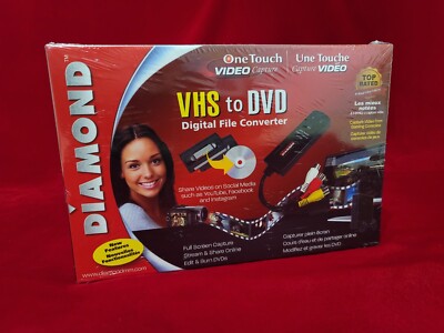 Diamond Multimedia - One Touch Video Capture VHS-DVD CONVERT DeviceM # VC500