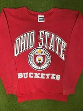 90s Ohio State Buckeyes - Vintage University Sweatshirt Medium 