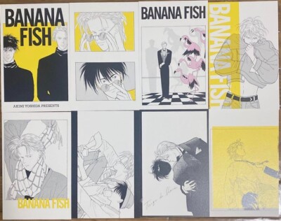 BANANA FISH / Yoshida Akimi Bonus Postcards (24 pieces) from Japan
