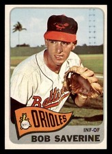 1965 Topps Baseball #427 Bob Saverine NM/MT