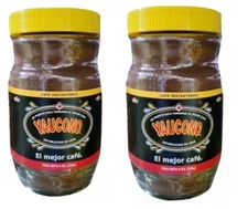 (2 Jars 8oz.)  Yaucono Instant Coffee Jar Cafe Yaucono instantaneo de PR
