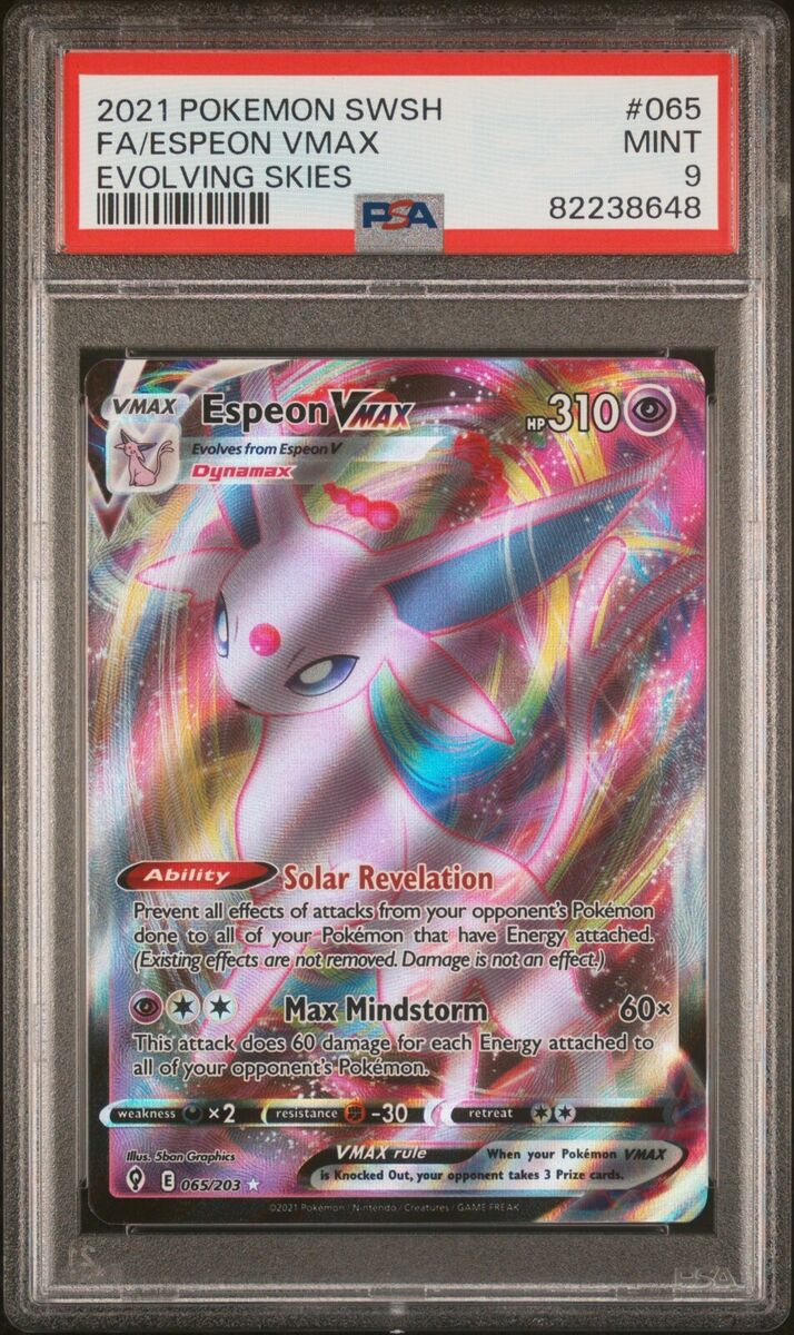Espeon VMAX 065/203 Swsh07: Evolving Skies Holo for sale Espeon VMAX 065/203 Swsh07: Evolving Skies Holo for sale