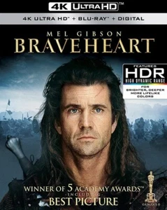 Braveheart [New 4K UHD Blu-ray] With Blu-Ray, 4K Mastering, Ac-3/Dolby Digital - Picture 1 of 1