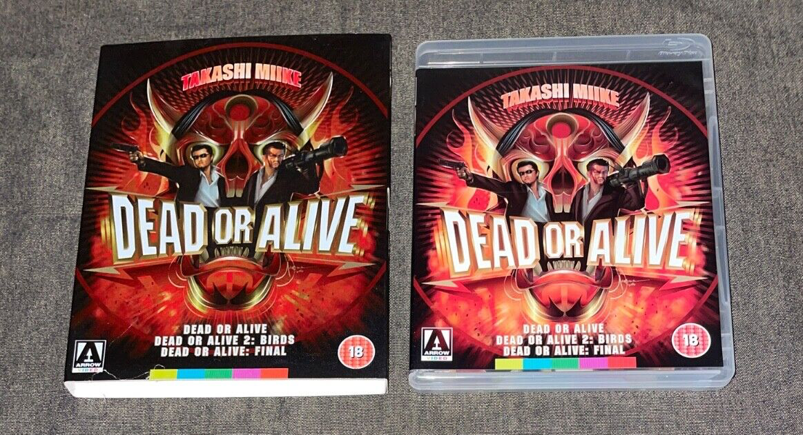 SLIPCASE Miike: Dead or Alive Trilogy. Arrow Video 2 x Blu-ray OOP